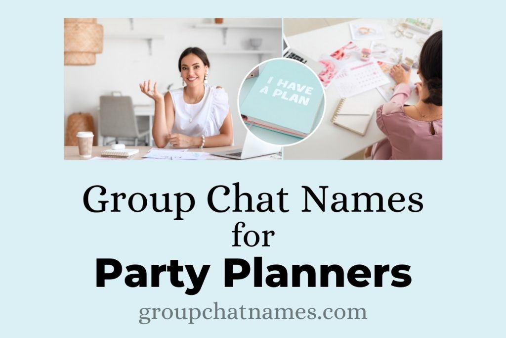 214 Group Chat Names for Party Planners Your Team Will Love