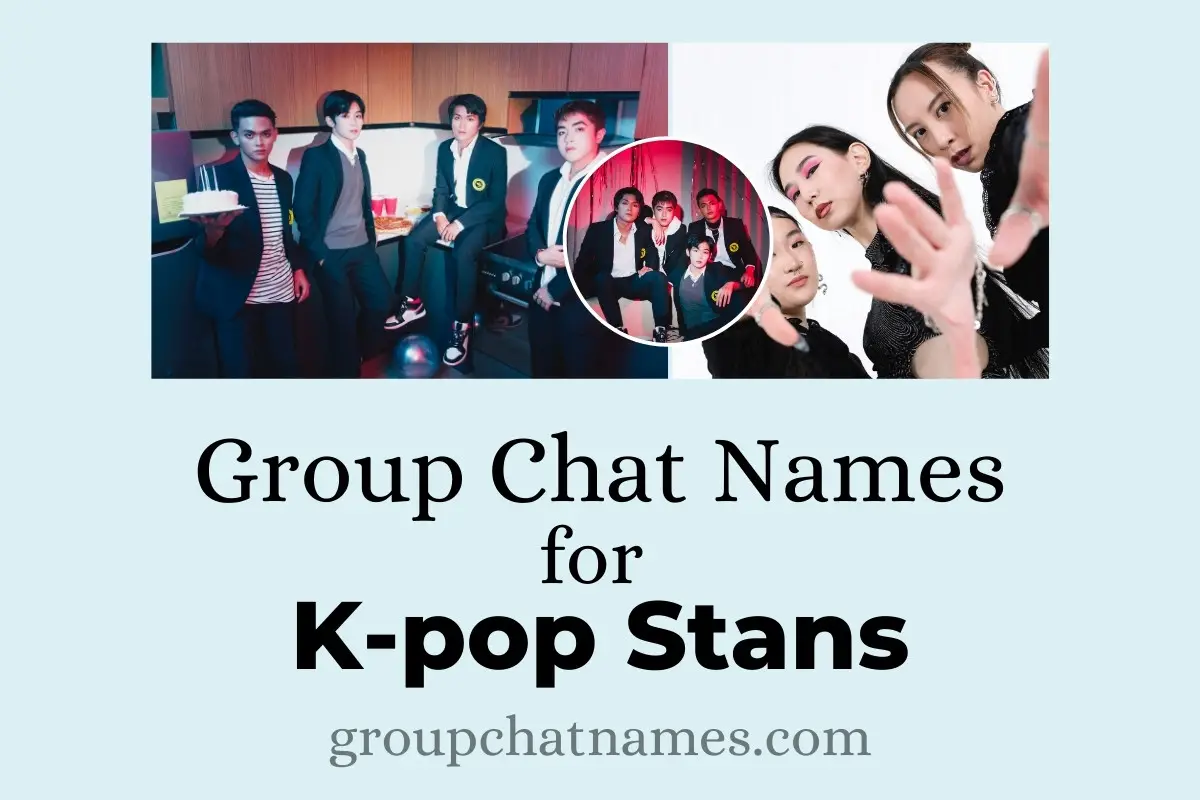 group chat names for k-pop stans