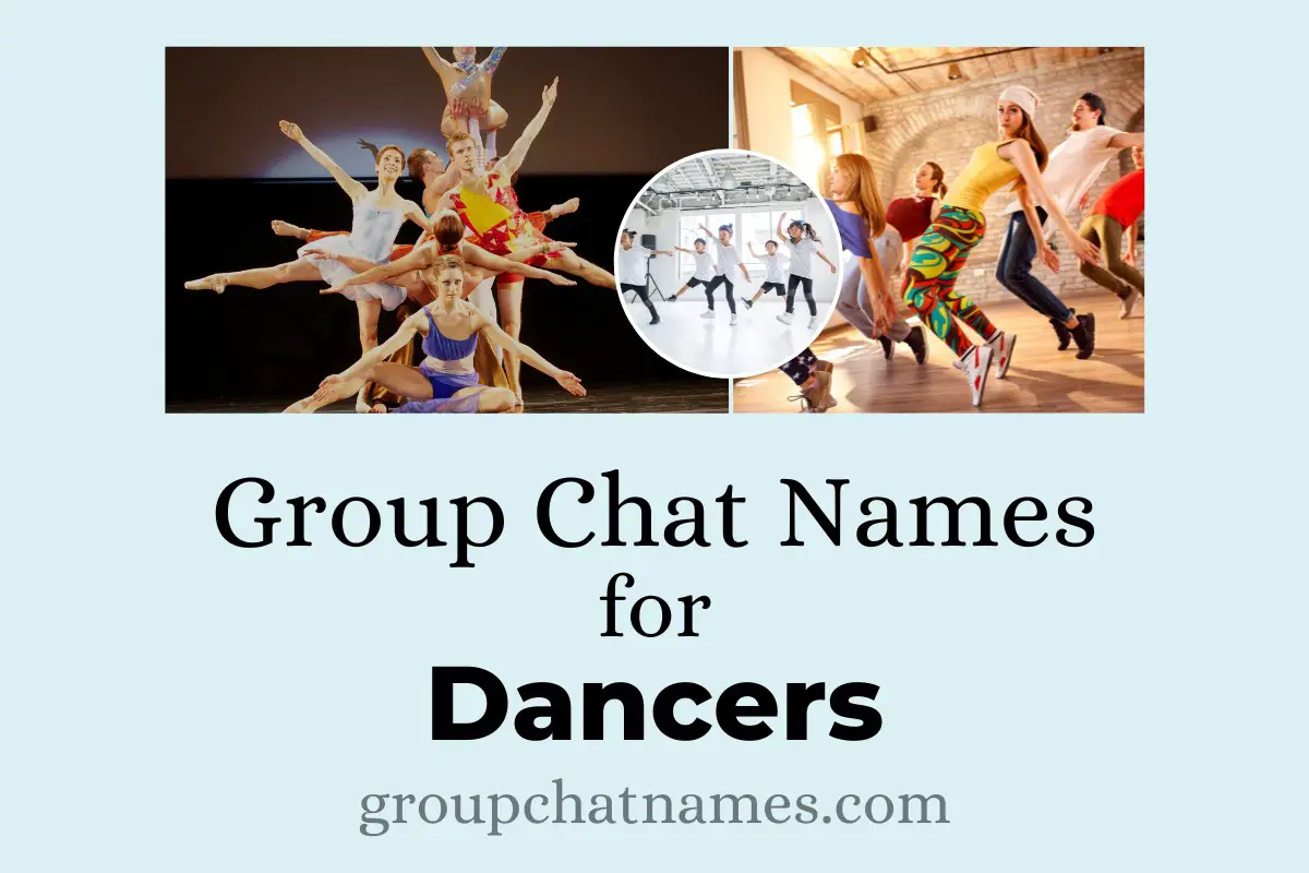 Group Chat Names for Dancers