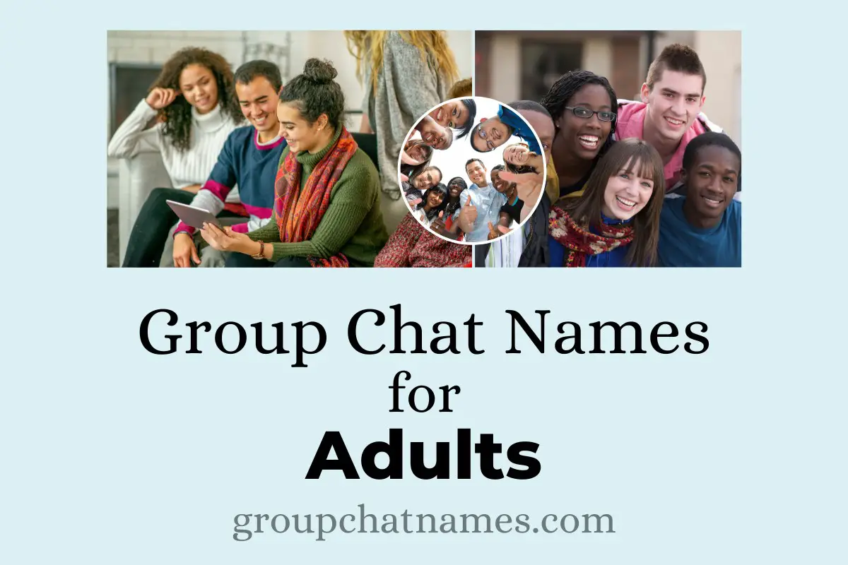 Group Chat Names for Adults