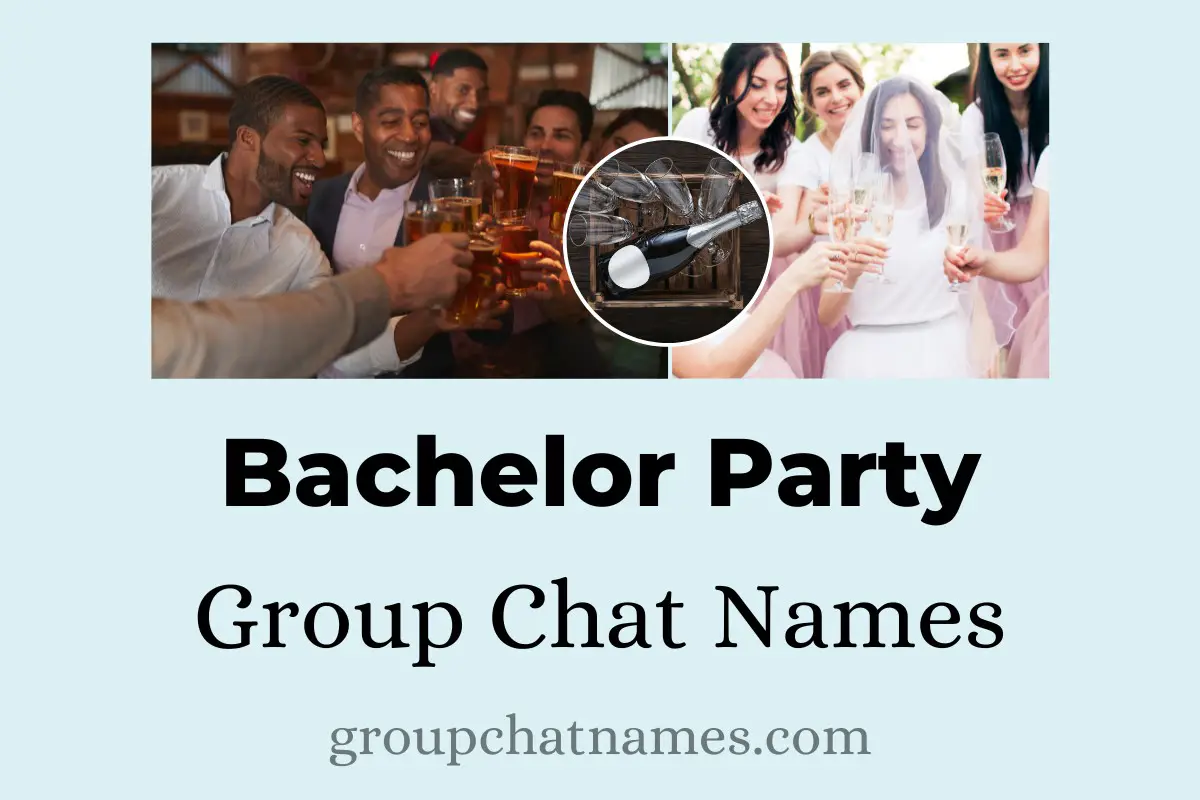 Bachelor Party Group Chat Names