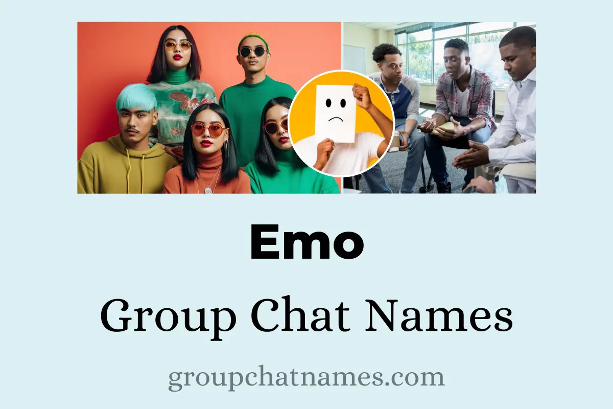 Emo Group Chat Names
