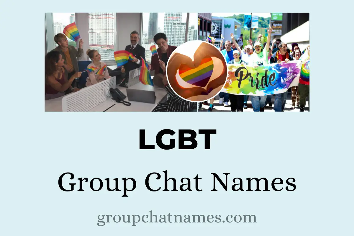 LGBT Group Chat Names