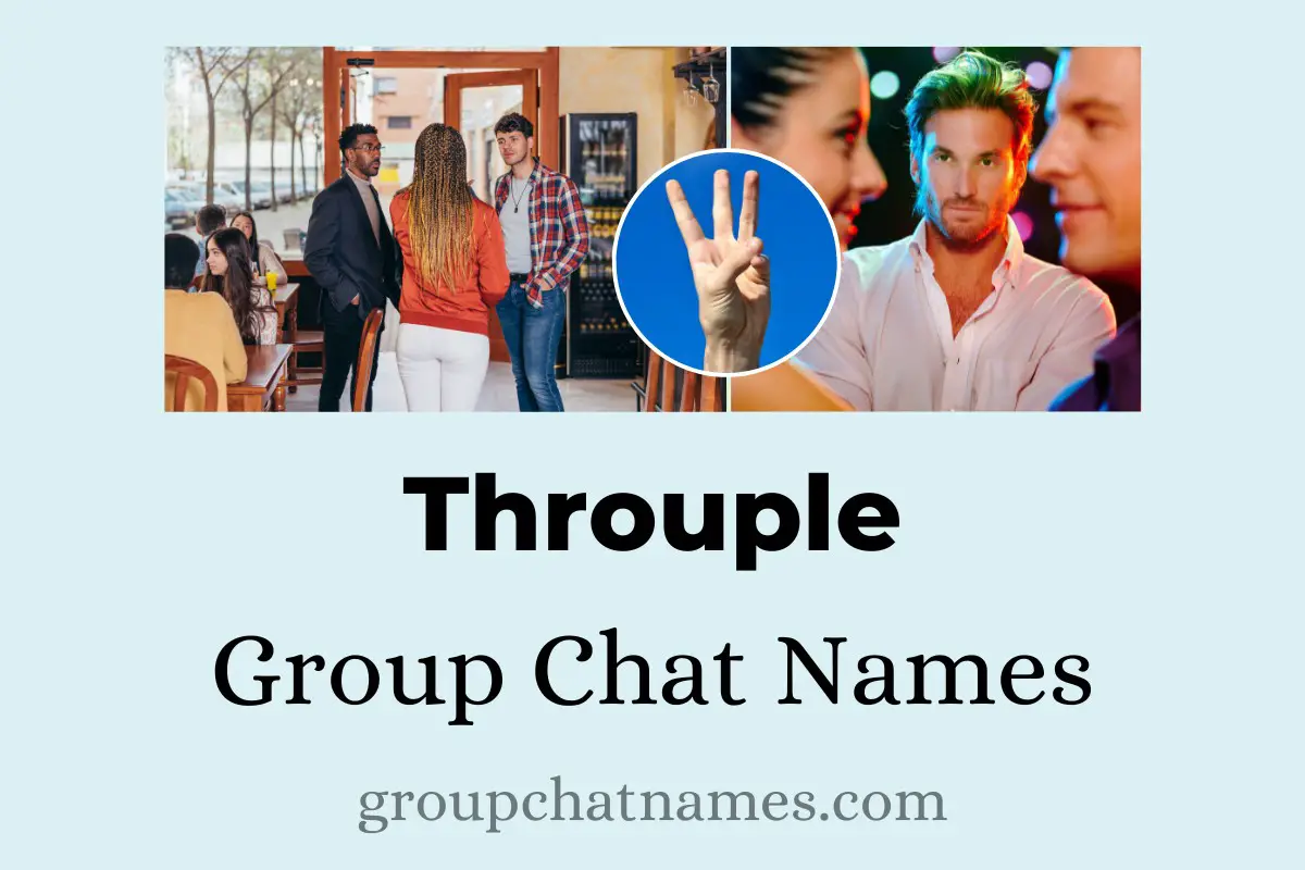 Throuple Group Chat Names