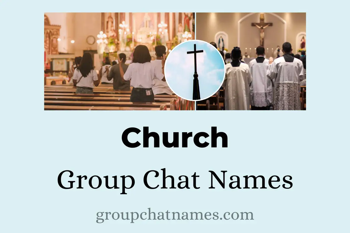 Church Group Chat Names