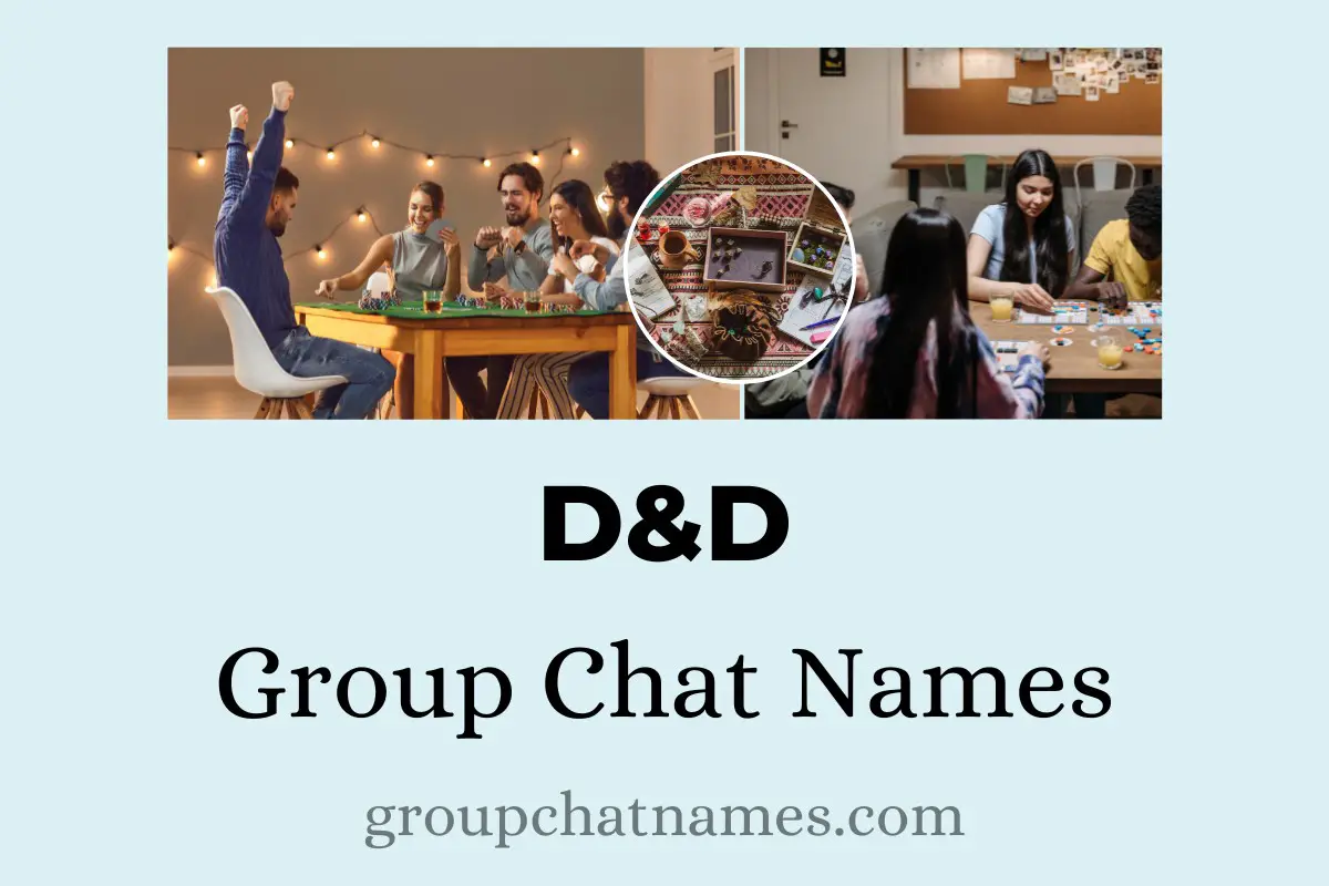 DnD Group Chat Names