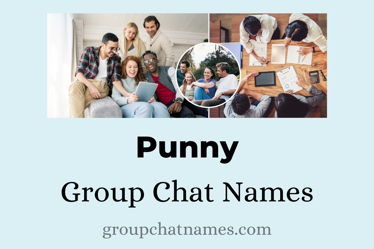 Punny Group Chat Names