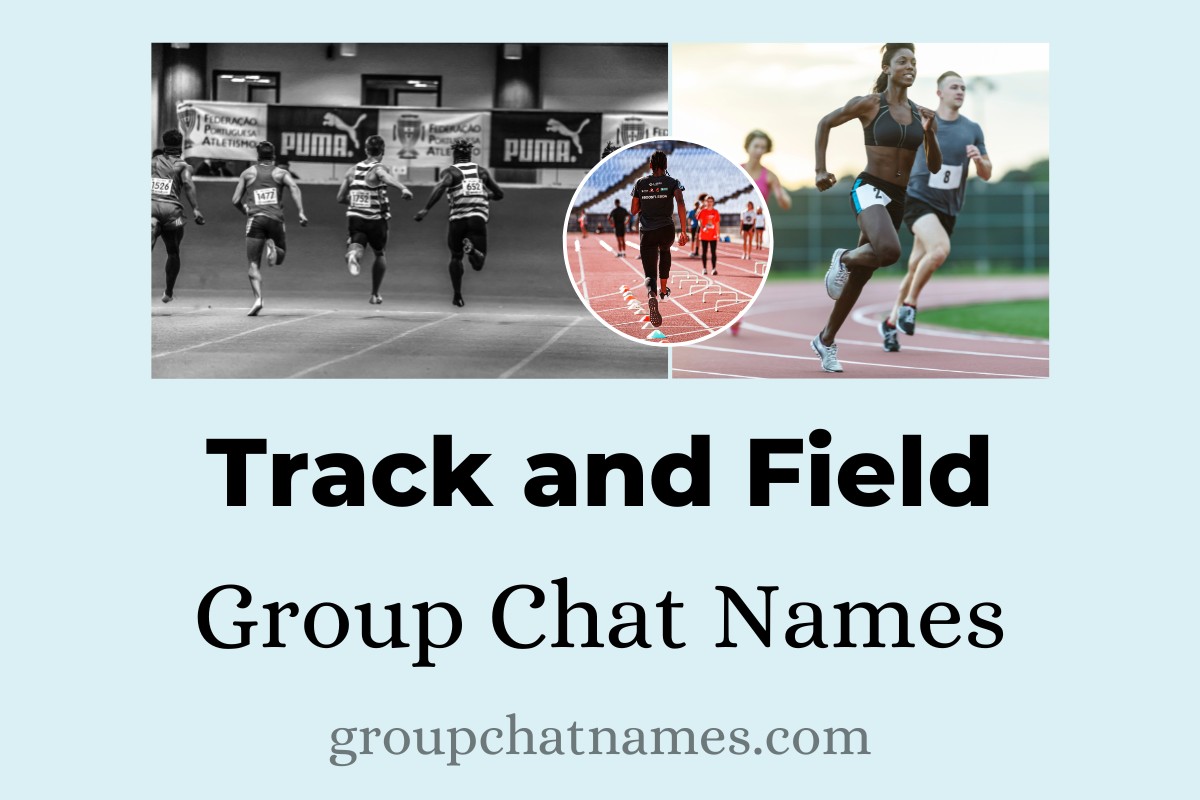 Track and Field Group Chat Names