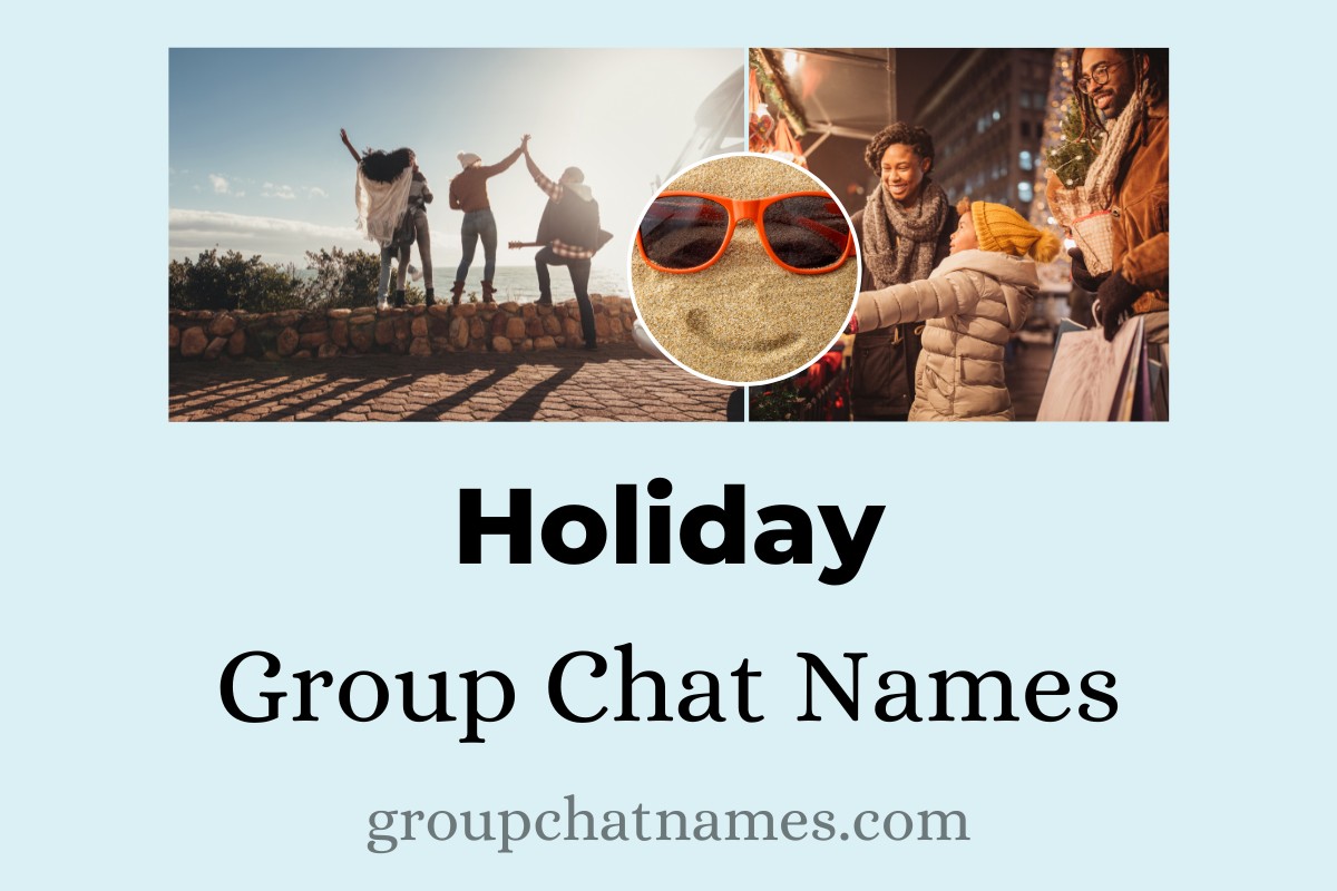 Holiday Group Chat Names