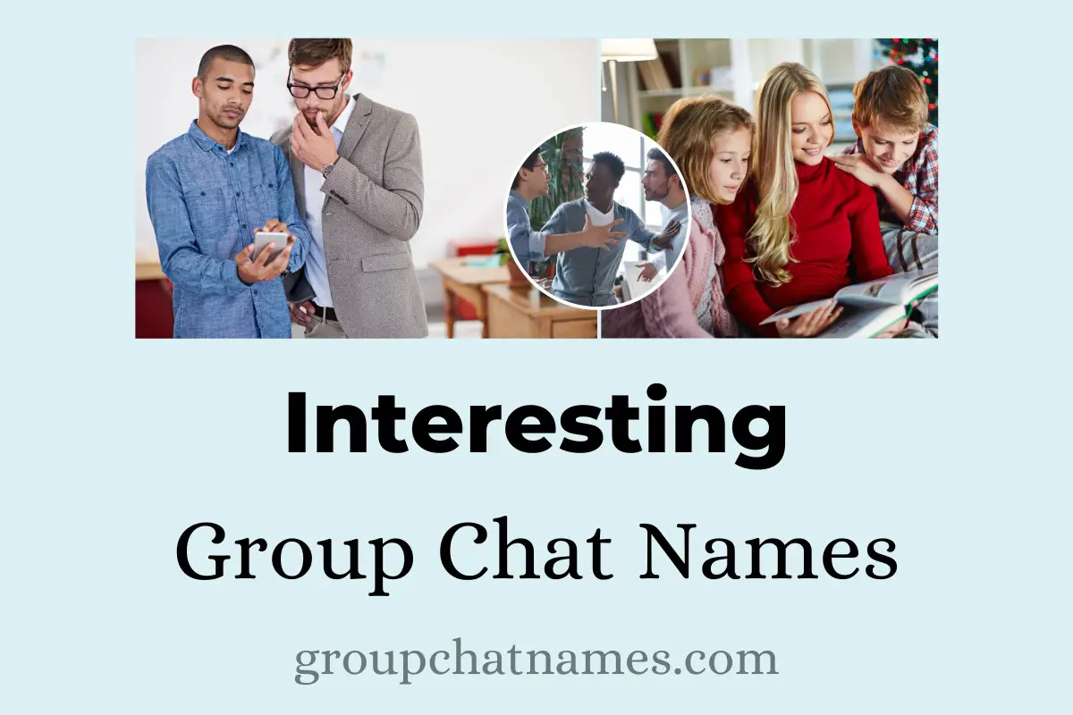 Interesting Group Chat Names